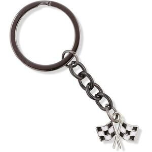 Checkered Flag Keychain - Racing Gifts